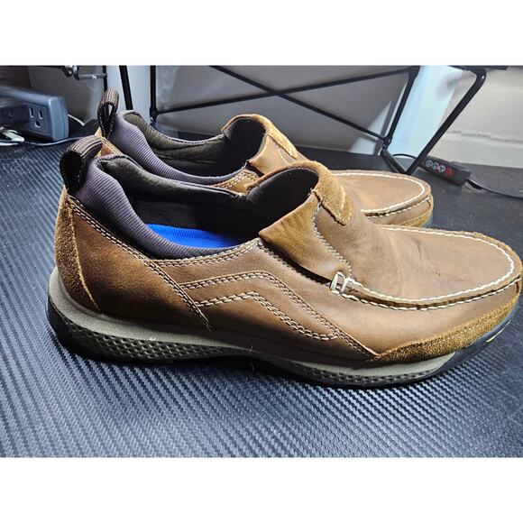 Mens Dockers Brown Slip on Shoes Size 9M - Picture 3 of 8